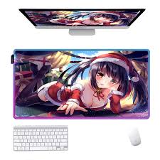 Amazon.com: Mouse Pads Japan Anime Girl RGB Mouse Pad Kawaii Sexy Big Boobs  Mousepad Alfombrilla Gaming Keyboard Desk Carpet Game Rubber No-Slip Mouse  Mat,XXX-Large(500X1000MM) : Office Products