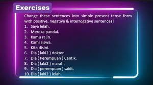 Pada saat mempelajari bahasa inggris, mengetahui perbedaan kalimat (sentence) merupakan salah satu dasar agar kita bisa mengetahui struktur bahasa terdapat dua kalimat yang menjadi dasar agar kita bisa membedakan suatu kalimat pada bahasa inggris, yakni kalimat verbal dan nominal. Ubah Ke Kalimat Positif Negatif Dan Pertanyaan Dalam Bahasa Inggris Brainly Co Id