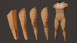 Model Legs In Maya Model Legs Topology 3d Modeling Tutorial