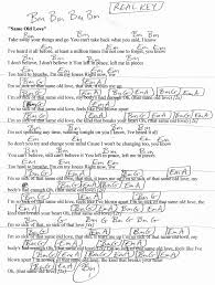 same old love selena gomez guitar chord chart in bm real