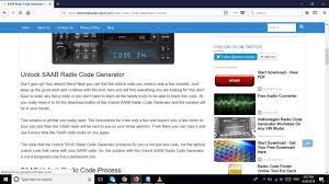 After trolling a few forums i saw multiple references to just getting a radio code from a dealer and entering it manually. Saab Radio Code Generator To Get Unlock Code On Locked Car Device Youtube