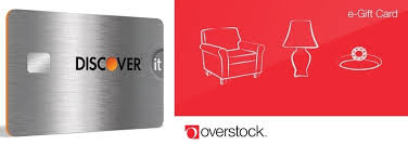 Overstock has both a traditional plastic gift card and a digital, egift card. Expired Discover Cashback Bonus Redeem 15 For 20 Overstock Gift Cards