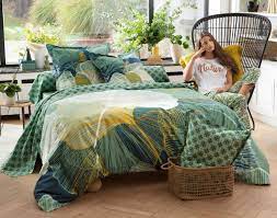 Les meilleures housses de couette tropicale : Linge De Lit Feuillage Tropical Becquet Creation Becquet