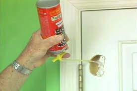 Door hinges can become loose in hollow core doors fairly easily. How To Repair A Hole In A Hollow Core Door Ron Hazelton
