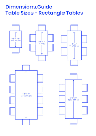 Dining room table height dimensions standard furniture sizes. Rectangle Tables Size Variations Dining Table Sizes Dining Table Dimensions Dining Table Size