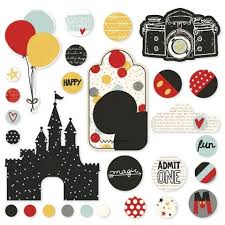 Decorative Brads Disney Scrapbook Scrapbook Crafts Simple Stories