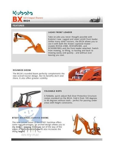 Kubota BX24 Tractor