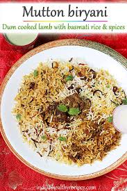 Cook rice until almost done. Mutton Biryani Recipe Swasthi S Recipes