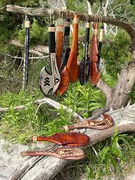 Leiomano Hawaiian Clubs - Weapons Made of Solid Wood and Hand Carved-  Beautiful Handcrafted Piece From the Islands - Etsy