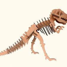 If the answer is yes, you're going to love this wooden dinosaur skeleton puzzle! Stonkraft Wooden 3d Puzzle Dinosaur Skeleton Very Big Size Home Decor Construction Toy Modeling Kit School Project Easy To Assemble Stonkraft