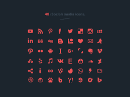 Ready to be used in web design, mobile apps and presentations. 48 Free Social Media Icons Vector By Stefan Kuhl On Dribbble