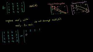 Matrix a a is a square 4×4 matrix so it has determinant. Simpler 4x4 Determinant Video Khan Academy