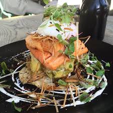 Trout Pout Smoked Trout Fillet Potato Leek Fennel Cake Grilled Fennel Horseradish Cream Sorrel A 63 Degree Egg Sydney Food Best Breakfast Cafe Food