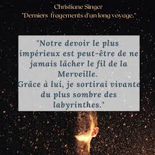 Belle phrase avec photo (citation bien). Christiane Singer Facebook