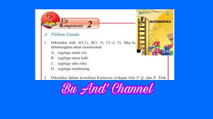 Gimana perasaanmu kala sejarah mencatat begitu banyak peran pemuda dalam. Uji Kompetensi 2 Pg 1 20 Matematika Kelas 8 Bab 2 Koordinat Kartesius Semester 1 Halaman 66 69 Youtube