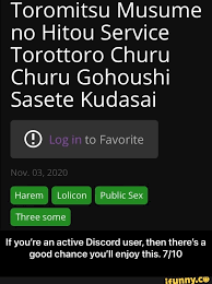 Toromitsu Musume no Hitou Service Torottoro Churu Churu Gohoushi Sasete  Kudasai to Favorite Harem _Lolicon II