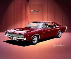 Image result for Red 1968 Charger