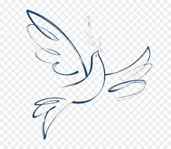 The holy spirit as a fire. Doves As Symbols Holy Spirit Peace Symbols Tattoo Symbol Black And White Art Drawing Dove Drawing Holy Spirit Tattoo