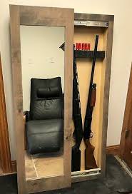 I wanted to have a place to secure my firearms that wasn't visible all the time, so i came up with the idea of a recessed in the wall gun cabinet that doubles as a full body mirror. Pin On Gun Ideas
