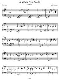 View, download and print in pdf or midi sheet music for a whole new world by alan menken. Lea Salonga Brad Kane Alan Menken A Whole New World Aladdin Sheet Music For Piano Download Piano Solo Sku Pso0006174 At Note Store Com