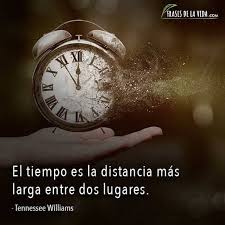 El Tiempo Es La Distancia Mas Larga Entre Dos Lugares Tennessee Williams Frases Sobre La Muerte Frases Frases De Despedida Muerte