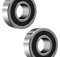 Ball Bearings RUNGUANG 4-Pack Miniature - 609/10 RS (10x24x7mm) ABEC-1  Chrome Steel Bearings RS ZZ Bearing 609/10