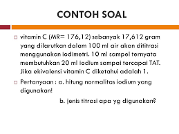 Zat kalium permanganat tersebut merupakan oksidator yang kuat yang dimanfaatkan sebagai titran. Soal Dan Jawaban Titrasi Permanganometri Peranti Guru