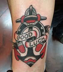 Want to see the world's best good luck tattoo designs? 60 Traditional Horseshoe Tattoo Designs For Men Old School Ink