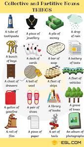 useful collective nouns for things with examples 7 e s l