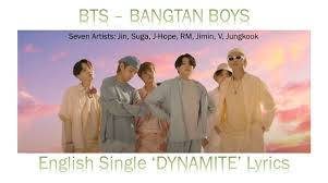 Bts Dynamite Lyrics Bangtan Boys Song