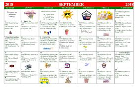 In the old roman calendar september was the what number of month? September 2018 Activities Calendar Gainesville Health Rehab Center Rehabilitation And Long Term Care