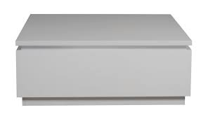Multicolor oak brown, grey, and white finish. Conner White Gloss Square Coffee Table With Storage