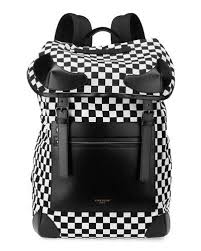 Black And White Checker Givenchy Rider Checker Print Backpack Black White Modesens Bags Checker Print Black Backpack