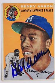 Aaron was an icon of the sport, hitting 755 home runs over. Henry Hank Aaron Autographed Signed 1954 Topps 128 Rookie Card Braves Jsa 16l At Amazon S Sports Collectibles Store
