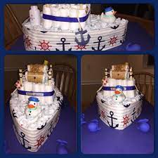 Boat Diaper Cake Boat Diaper Cake Baby Shower Diaper Cake Baby Diaper Cake