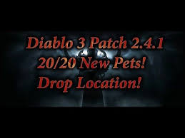 Aight first of all this item has been in the game for ages and people know about it but its been requested by my subscribers so i made a video and for the lack of. Diablo 3 20 New Pets All Pets Where How To Find Patch 2 4 1 Ptr Diablo 3 Diablo Pets