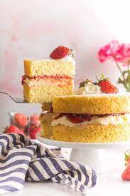 You will also need two 8 inch (20 cm) 1½ inch (4 cm) deep sponge tins, lightly greased and the. Gluten Free Victoria Sponge Cake Recipe A Saucy Kitchen