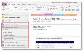 Inspired by the ring binders of your high. How To Effectively Use Shared Meeting Notes In Onenote 2013