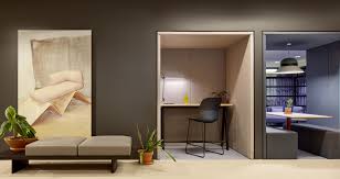 For Creativity And Innovation To Flourish Space Design Should Protect People S Ability To Focus And Enc Lounge Design Sofa Design Residential Design