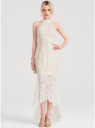 Us 115 00 Trumpet Mermaid Scoop Neck Asymmetrical Lace Cocktail Dress Jj S House Plus Size Lace Dress Cocktail Dress Lace Lace Midi Dress