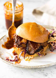 Oven cooked brisket marinated with five ingredients | the foodie affair. Slow Cooker Beef Brisket With Bbq Sauce Recipetin Eats