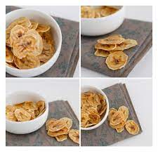 Baked Banana Chips Easy To Make Delicious To Eat Baked Banana Banana Chips Baked Banana Chips