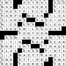 Maybe you would like to learn more about one of these? La Times Crossword 15 May 20 Friday Laxcrossword Com