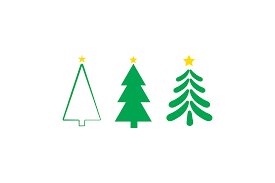 Download Christmas Tree Set Illustrations Vector Graphic By 1riaspengantin Creative Fabrica SVG Cut Files