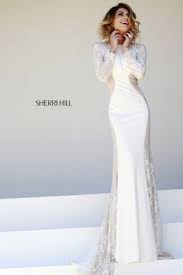 Sherri Hill Dresses Prom Dresses Long With Sleeves Lace Evening Gowns Prom Dresses With Sleeves