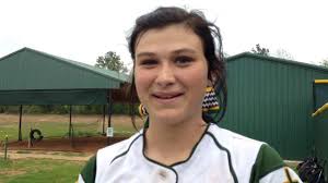 Calvary's Jordan Fielder talks about her home run vs Byrd.