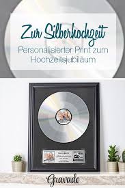 Sie suchen nach originelle geschenkideen für geschenke zur silberhochzeit. Silberne Schallplatte Geschenk Zur Silberhochzeit Personalisiert Silberhochzeit Geschenk Silberhochzeit Geschenkideen Silberhochzeit