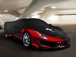 Maybe you would like to learn more about one of these? Ferrari 70005075 488 Pista Black Indoor Car Cover