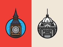 Big Ben Flinders Station Digital Art Illustration Big Ben City Icon