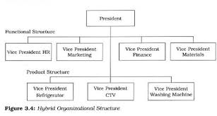 difference between hybrid structure and matrix structure of